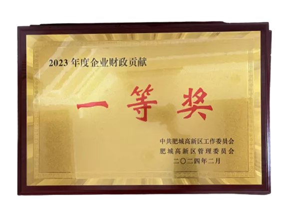 2023年度企业财政贡献一等奖